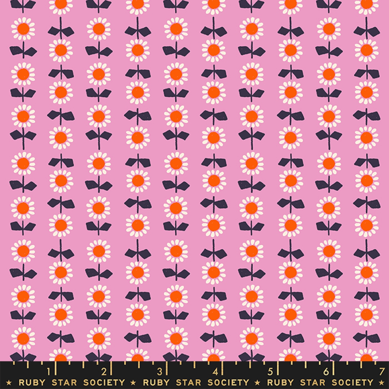 Baumwolle Patchwork -  Alexia Abegg - Ruby Star Society - Meadow Star - Dark Peony Bloom